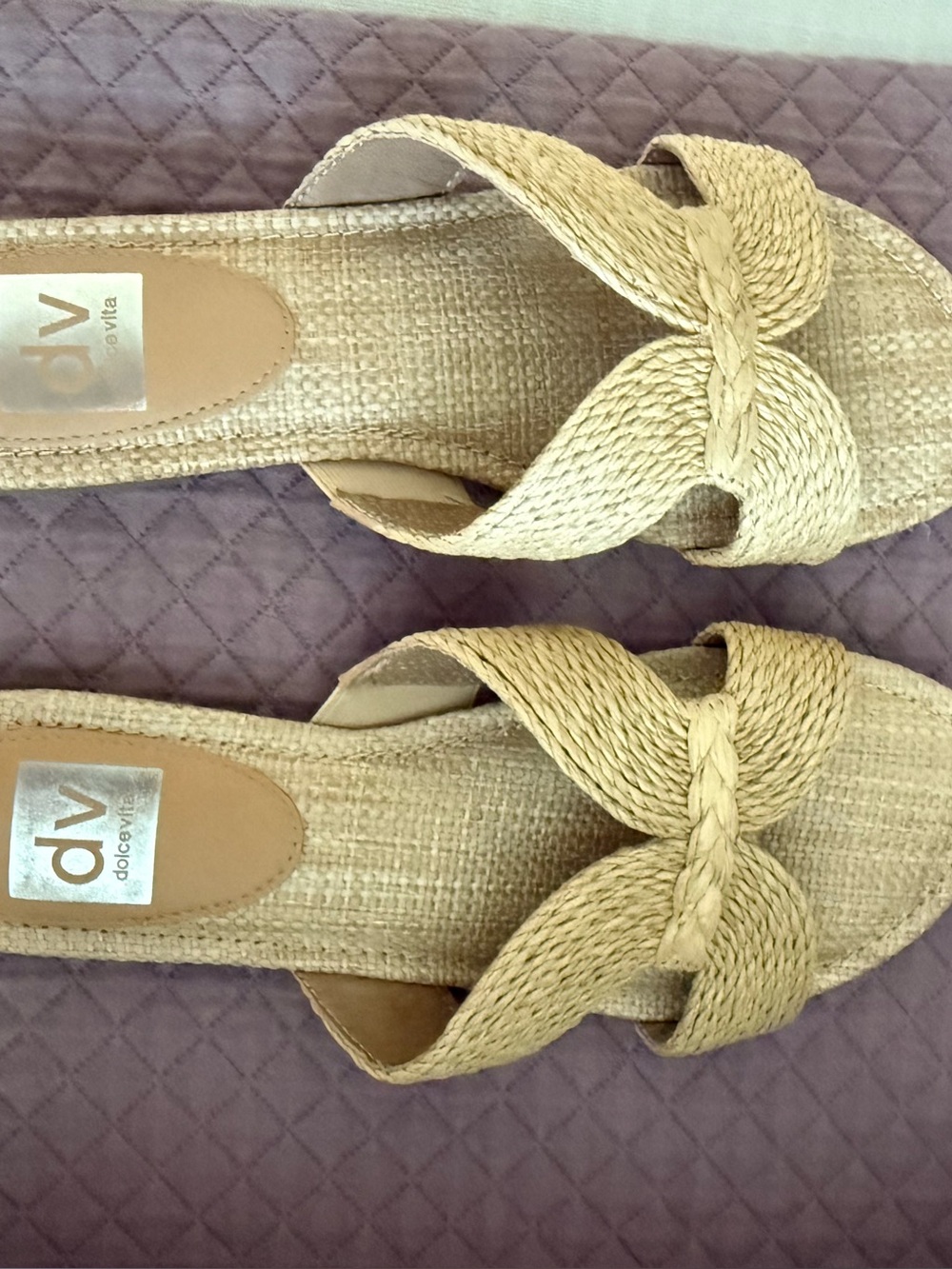 DV by Dolce Vita Braided Tan Slide Mules